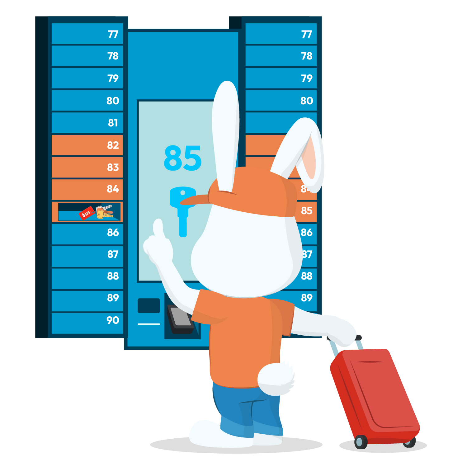 Casier à clés connecté BagsBuddy pour conciergerie – consigne sécurisée Marseille Aix-en-Provence