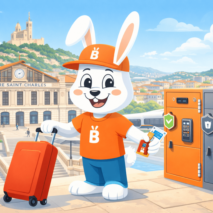 Consigne à bagages près de la gare Saint-Charles : où poser ses valises à Marseille ?