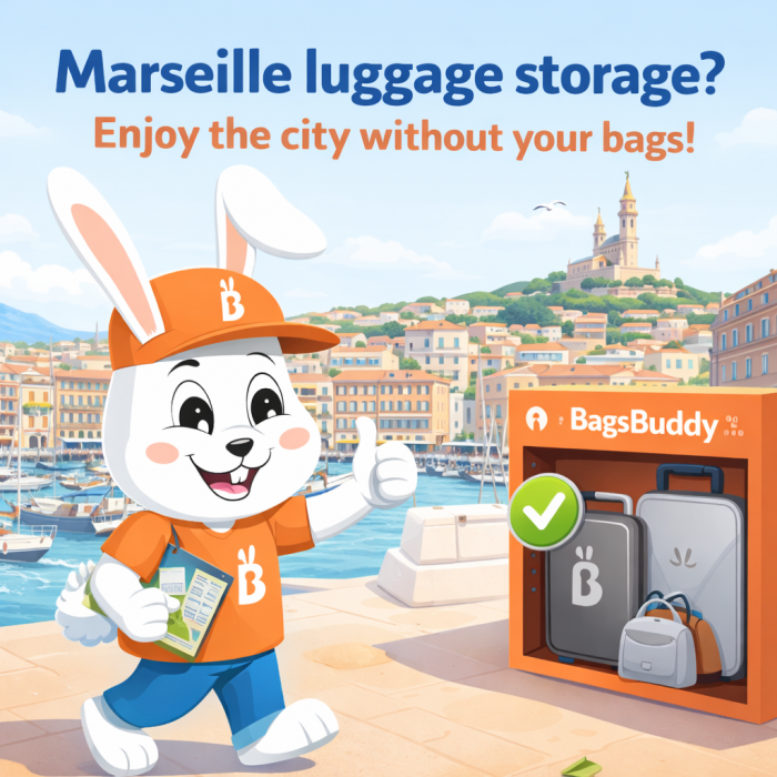 Marseille luggage storage: where to leave your bags and enjoy the city more comfortably
