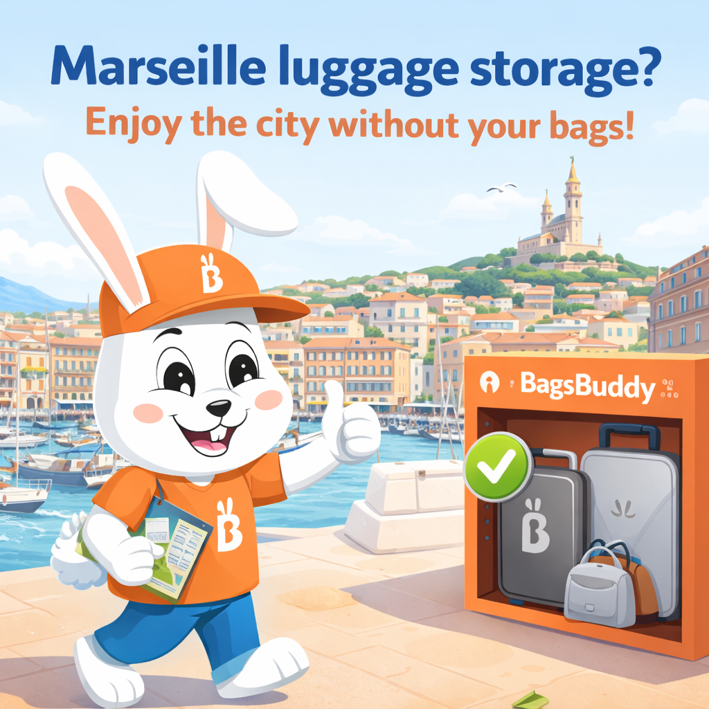 Marseille luggage storage: where to leave your bags and enjoy the city more comfortably